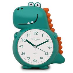Despertador Infantil Dinosaurio con luz Nocturna, Sonido Agradable y diseño Atractivo enseñar horarios y Hacer más Divertido Despertar.