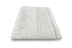 Briljant Home Mattress Protection with Knobs for Boxspring, Polyester, white, 170 x 60 x 1 cm