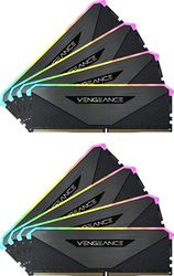 Corsair Vengeance RGB RT 256GB (8x32GB) DDR4 3600MHz C18 Desktop Memory (Dynamic RGB Lighting, Optimised for AMD 300/400/500 Series, Compatible with Intel 300/400/500 Series) Black