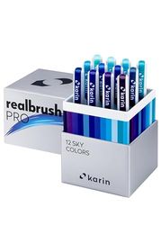 Karin Realbrush PRO Sky Colors: un juego de 12 pinceles en un estuche exclusivo y protector.