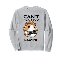 Can't Hear You I'm Gaming Guinea Pig Controller Videojuegos Sudadera