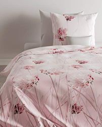 Zo.Home Nancy Duvet Cover, 100% Cotton Satin, Pink, 155 x 220 Cm, 1.0 Pieces