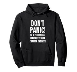 Electric Vehicle Charger Engineer Pullover Hoodie
