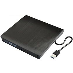 CoreParts DVD RW externe drive SATA interface USB 3.0 single, DVD RW externe drive SATA interface (SATA interface USB 3.0 enkele kabel voor zowel power als data, zwart)