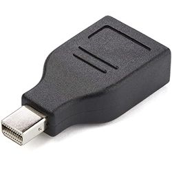 StarTech.com GCMDP2DPMF - Adaptador para Monitor de Ordenador, Mini DisplayPort a DisplayPort, Negro