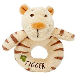 Rainbow Designs Winnie The Pooh Tigger Rattle - Official Disney Newborn Gift for Babies