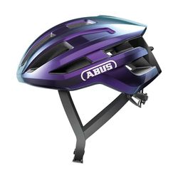 Abus, Casco per bici da corsa ABUS PowerDome, casco da bici leggero con sistema di ventilazione intelligente e profilo aerodinamico, Made in Italy, per uomo e donna, viola, taglia L