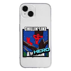 ERT GROUP Funda para teléfono móvil iPhone 14 Plus Original y con Licencia Oficial de Marvel con diseño Spider Man 033 Adaptada a la Forma del teléfono móvil, parcialmente Transparente