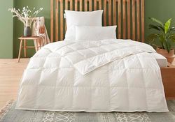 Badenia Trendline Couette en Duvet Eco légère 135 x 200 cm - Blanc - Certifié Öko-Tex - Produit Conforme aux Normes de qualité allemandes