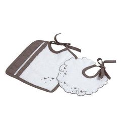 Lait Baby SPRL Radius van Maan Set voor borden, wit/taupe,