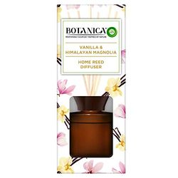 Botanica by Air Wick Air Freshener Reed Diffuser, Vanilla and Himalayan Magnolia, Pack 1 x 80ml, Inspired By Nature, Room Diffuser