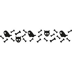 SLV stickerset Totem Bones, zwart 155987