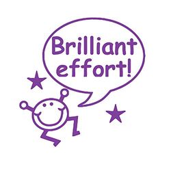 Brilliant Effort Stamper - Purple