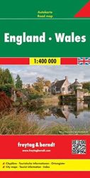 England and Wales Road Map (Freytag & Berndt Road Map): Wegenkaart 1:400 000