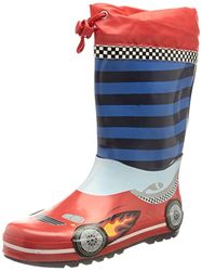 Playshoes Rubberlaarzen voor jongens, rood/blauw, 29 EU