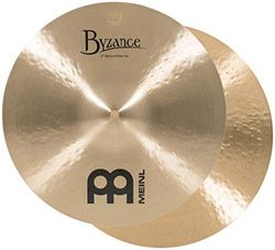 Meinl Cymbals B13MH Byzance Traditional Serie 33 cm (13 inch) Medium Hihat Becken Traditional Finish Handgehamerd (paar)