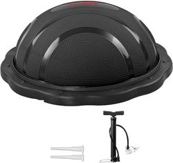 Yes4All SJ31 Opblaasbare stabiliteit, halve oefenbal, premium balanstrainerbal met 60 cm antislip oppervlaktebal; halve yogabal en wiebelbalansbord voor krachttraining, ABS-training en pomp