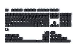 DROP MiTo GMK Pixel Custom Keycap Set - Doubleshot Cherry Profile - Compatible with Cherry-MX Style Stems & Layouts: 40%, 60%, 65%, TKL, and Custom Mechanical Keyboards (Base Kit), Black
