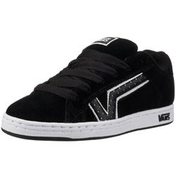 Vans - Zapatillas de Skateboarding de Ante para Mujer, Color Negro, Talla 40