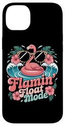 Flamin' Float Mode Tropical Flamingo Fun Case for iPhone 14 Plus