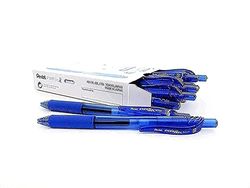 EnerGel X Retractable Roller Gel Pen, Blue Ink, Fine, Dozen, Sold as 1 Dozen