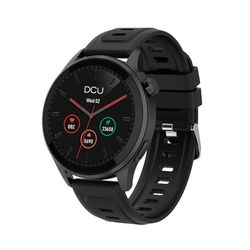 DCU TECNOLOGIC Smartwatch avec GPS intégré et appels Bluetooth - Écran AMOLED 1,43" | Musique sans téléphone | Assistant Vocal | Plus de 130 Modes Sportifs | Compatible Android/iOS