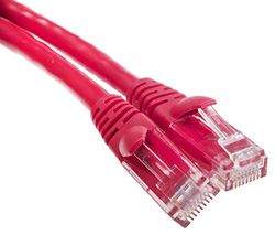 RS PRO Ethernetkabel Cat.6, 10m, rode patchkabel, A RJ45 U/UTP stekker, B RJ45, PVC