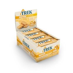 JC's TREK High Protein Flapjack Peanut Butter - Gluten Free - Plant Based - Vegan Snack - 50g x 16 bars