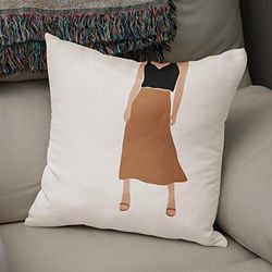 BonaMaison Fundas para Cojínes, Funda de Almohada para Sofá Coche Silla Oficina Cama Decorativa Moderna Decoración del Hogar, 50x50 Cm - Diseñado y Fabricado en Turquía
