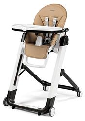 Peg Perego, Siesta Follow Me, cadeira alta multifuncional, de 0 meses a 15 kg, bege (noz)