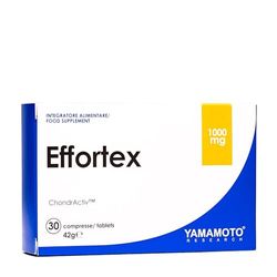 YAMAMOTO RESEARCH Effortex ChondrActiv 30 Compresse, Integratore Alimentare a base di Collagene di Tipo II, Condroitinsolfato e Acido Ialuronico, Supporta le Articolazioni e Protegge le Cartilagini