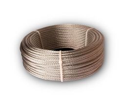 Chapuis - Câble de Traction Non Gainé - Acier Dur Galvanisé - Charge de Travail Indicative 292 kg - Diamètre 5 mm - Longueur 100 m - Levage et Remorquage
