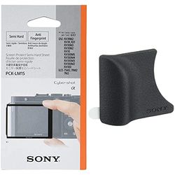 Sony Agr2 Impugnatura Per Dsc-Rx100, Dsc-Rx100M2, Dsc-Rx100M3, Dsc-Rx100M4 & Pck-Lm15 Pellicola Protettiva Per Schermo Lcd, Nero