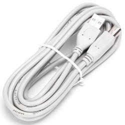 Câble de données - Câble USB 2.0 Am/BM de 3 m, gris, idéal pour connecter des imprimantes, compatible et haute vitesse. *
