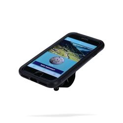 BBB Cycling Unisex vuxen BSM-04 cykel mobiltelefonhållare Patron I7| iPhone 6/6S/7 eller 8| stöttåligt fodral | smartphonehållare | Kan monteras på framkant eller styret, svart