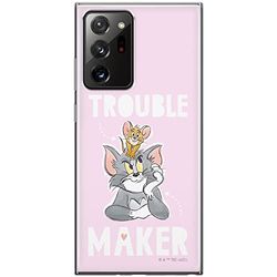 ERT GROUP mobiltelefonfodral för Samsung GALAXY NOTE 20 ULTRA originalt och officiellt licensierat Tom and Jerry mönster 006 anpassad till formen på mobiltelefonen, fodral tillverkad av TPU-plast