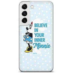 ERT GROUP mobiltelefonfodral för Samsung S22 originalt och officiellt licensierat Disney mönster Minnie 047 optimalt anpassad till formen på mobiltelefonen, fodral tillverkad av TPU-plast