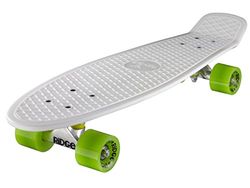 Ridge PB-27-White-Green Skateboard, White/Green, 69 cm