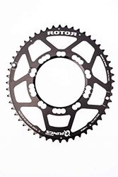 Rotor Q 36t-Bcd110x5 Fietsplaat, uniseks, volwassenen, zwart