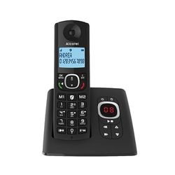 Alcatel F530 Voice, draadloze telefoon met antwoordapparaat, oproepblokkering, handsfree en twee directe herinneringen, zwart