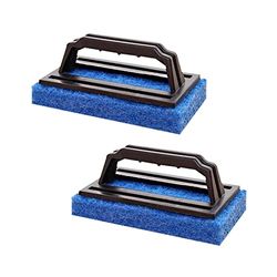 NA Lot de 2 brosses de nettoyage carrées pour aquarium et cuisine