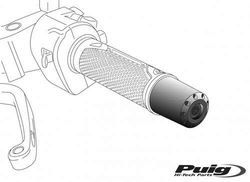 PUIG 5621 V Comprimento modelo bar Ends, conjunto de 2