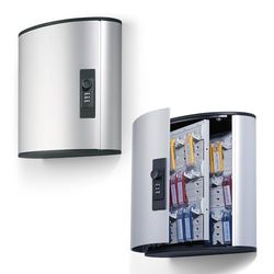 Durable 196623 Keybox Code Armoire pour 36 Clés Fermeture Par Combinaison à Code - avec 6 Porte-Clés Key Clip