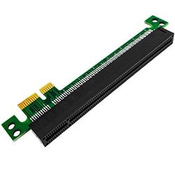 BeMatik - Scheda di montaggio PCI-Express 26 mm da 1X a 16X