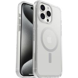 Otterbox Funda para iPhone 15 Pro Max Symmetry Clear para MagSafe, resistente a golpes y caídas, Funda Protectora fina, Testada 3x con los estándares Militares anticaídas, Transparent