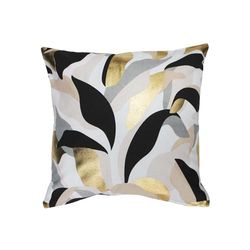 Douceur d'Intérieur yeliz - Funda de cojín (40 x 40 cm), algodón Estampado Dorado