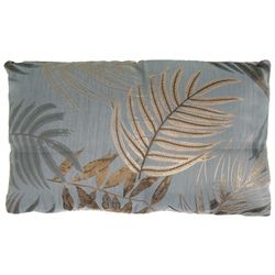 Alexandra House Living Cojín Azul Dorado Textil 50 x 30 cm - EAN: 8427701488593