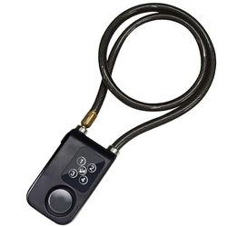 Cykellås larm, anti-stöld vibrationer rörelsesensor larm 110 dB, cykel kedjelås vattentät säkerhet kabel lås cykel tillbehör för alla cyklar motorcykel