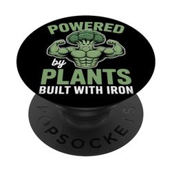 Desarrollado por Plants Vegetarian Vegan Bodybuilder PopSockets PopGrip Adhesivo