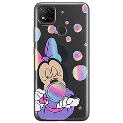 ERT GROUP mobiltelefonfodral för Xiaomi REDMI 9C originalt och officiellt licensierat Disney mönster Minnie 052 optimalt anpassad till formen på mobiltelefonen, gedeeltelijk transparant